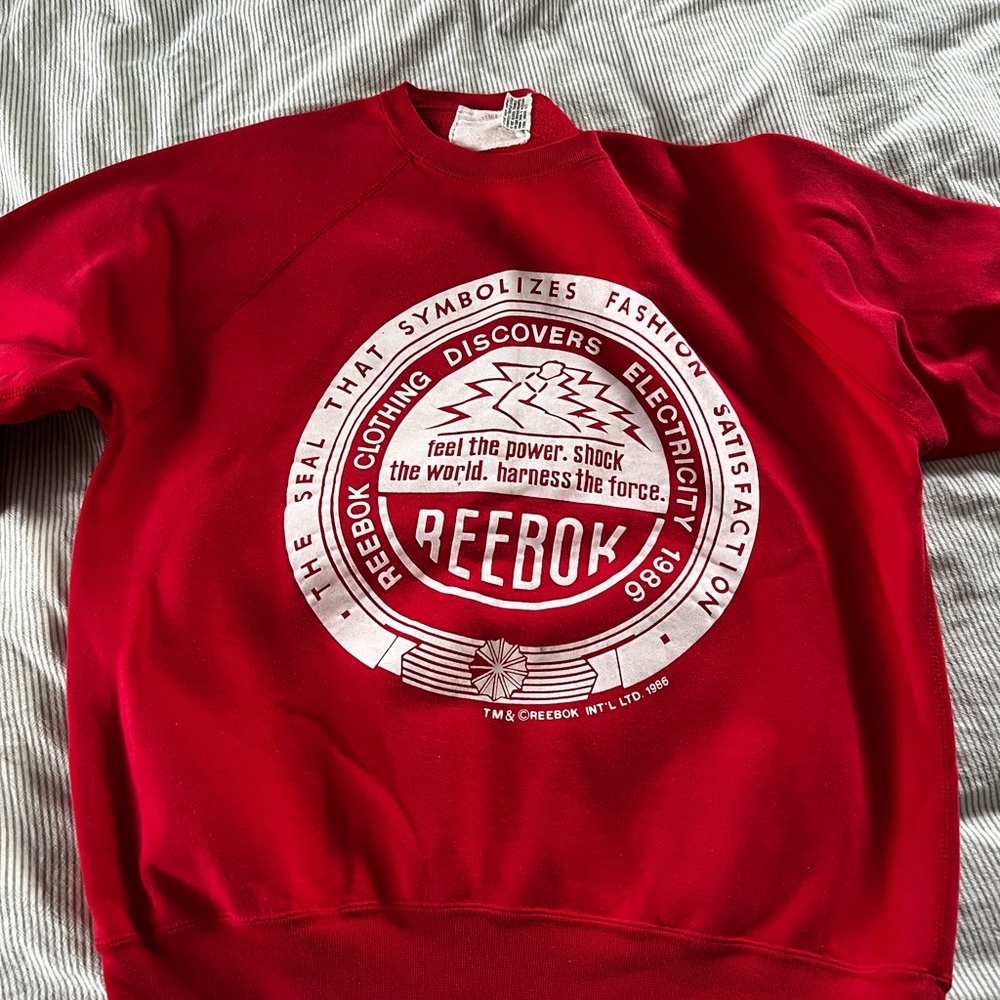 Vintage (1986) Reebok Crewneck Sweatshirt